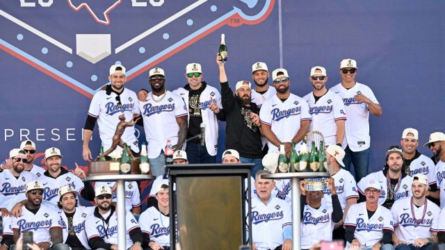 MLB: Texas Rangers-Championship Parade