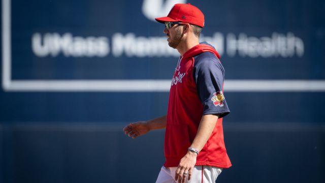 Worcester Red Sox manager Chad Tracy