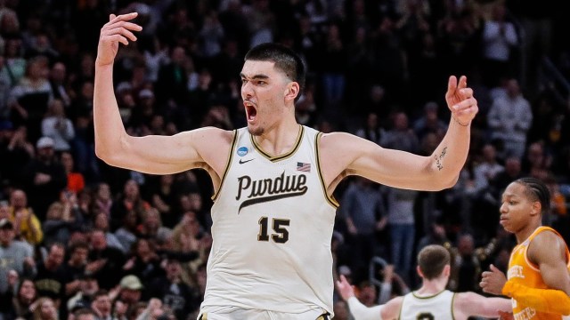 Purdue Boilermakers center Zach Edey