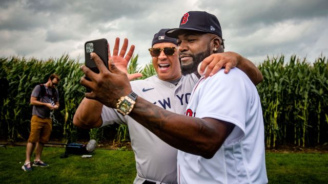 Boston Red Sox legend David Ortiz and former New York Yankees third baseman Alex Rodriguez