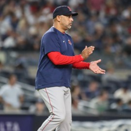 Boston Red Sox manager Alex Cora