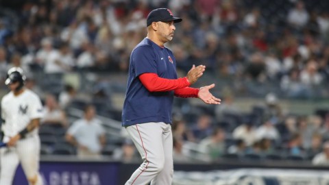 Boston Red Sox manager Alex Cora