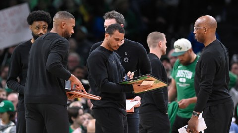 Boston Celtics head coach Joe Mazzulla