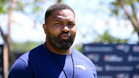 New England Patriots head coach Jerod Mayo