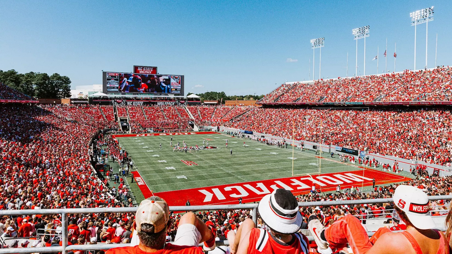 Carter-Finley Stadium during an NC State football game