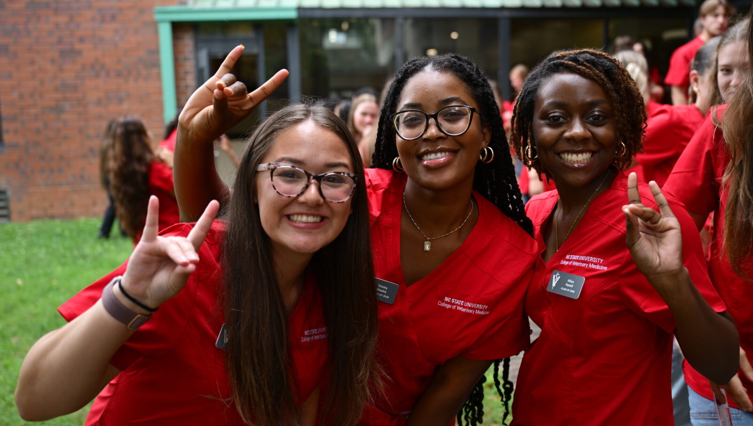 The NC State College of Veterinary Medicine orientation for the Class of 2028