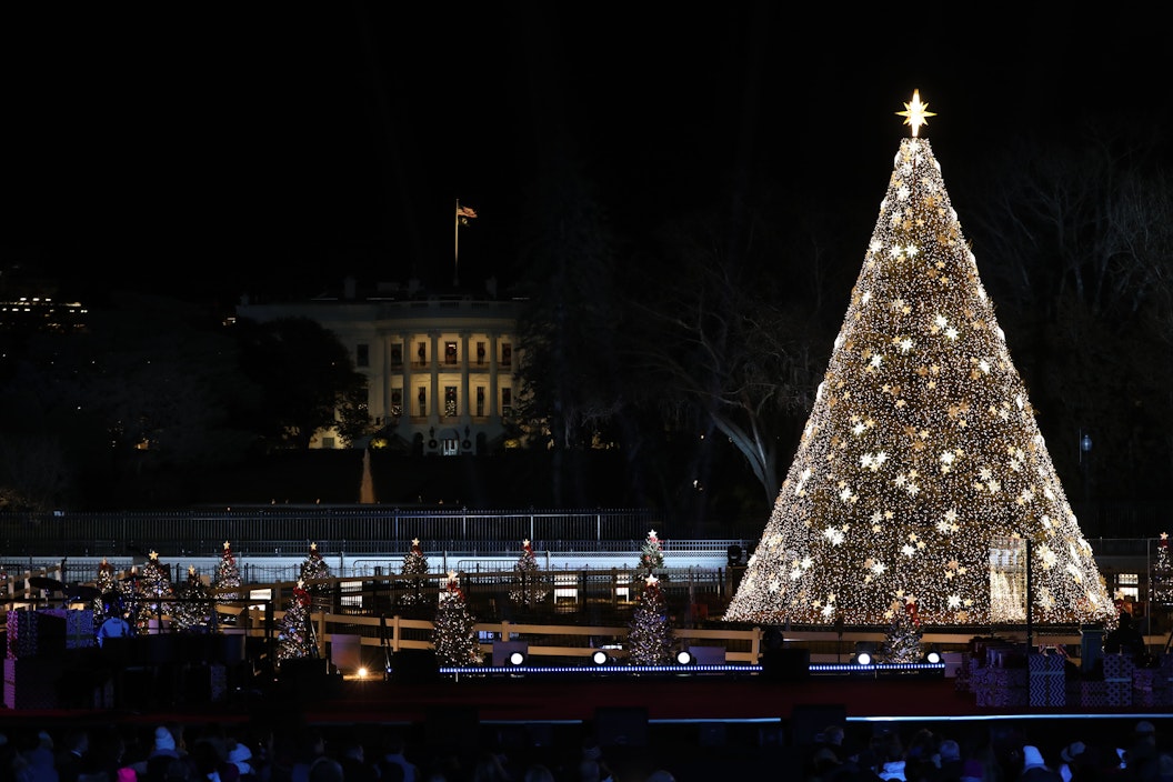 2019 National Christmas Tree, illuminated