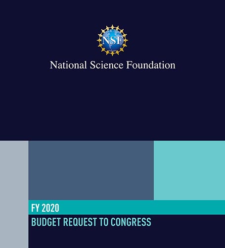 NSF FY 2020 Budget Request to Congress cover