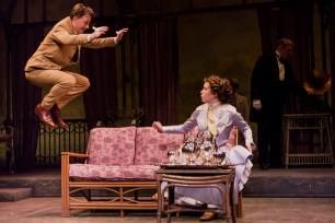 Sean McNall (with Amelia Pedlow) takes a leap of faith in the Pearl’s revival of a 100-year-old classic.
