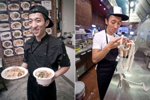 Chef/Owner Jason Wang who opened Xian Famous Foods at 2675 Broadway