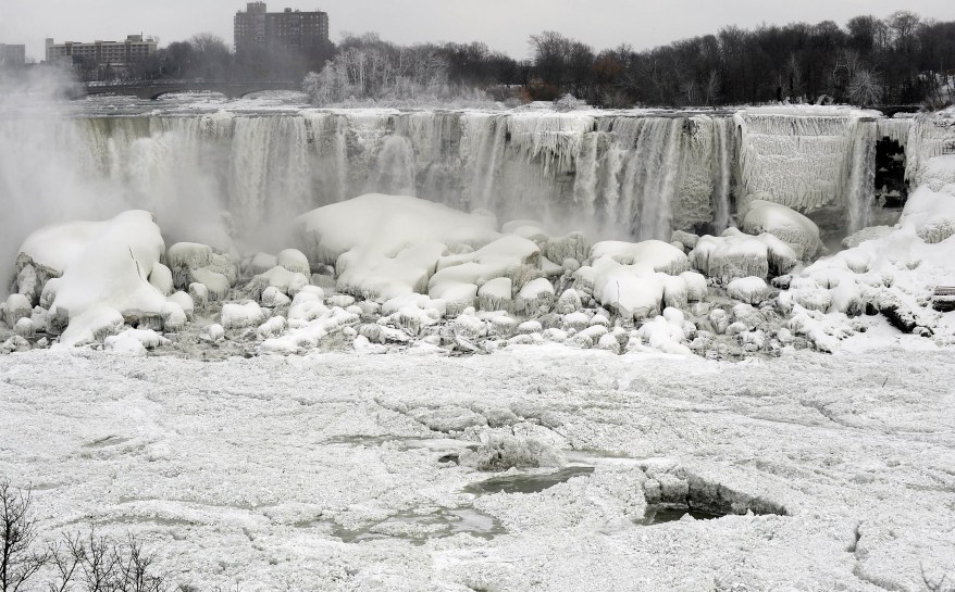 How cold was the Polar Vortex? Niagara Falls froze