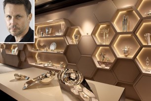 Christofle creative director Stephane Parmentier helped to design the silver maker's New York flagship.