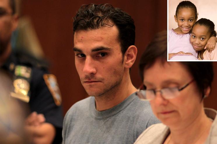 Robert DeCarlo at his arraignment in Brooklyn criminal court July 3rd. Inset: Charlie Sellers, left, and sister Joey Sellers.