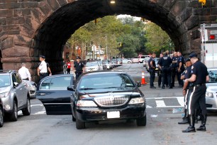 The scene at 108th St. and Park Ave.