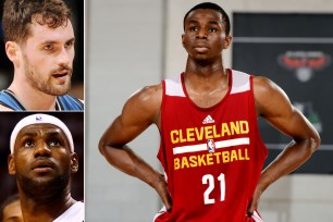 First, Andrew Wiggins became the NBA's top draft pick, then, he became Lebron James' teammate. But will he next become trade fodder for the Cavs to score Kevin Love's services?