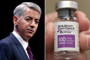 Bill Ackman (right) has scored the support of proxy advisor Glass Lewis in his move to have Allergan shareholders vote on the Botox maker's acquisition by Valeant Pharmaceuticals.