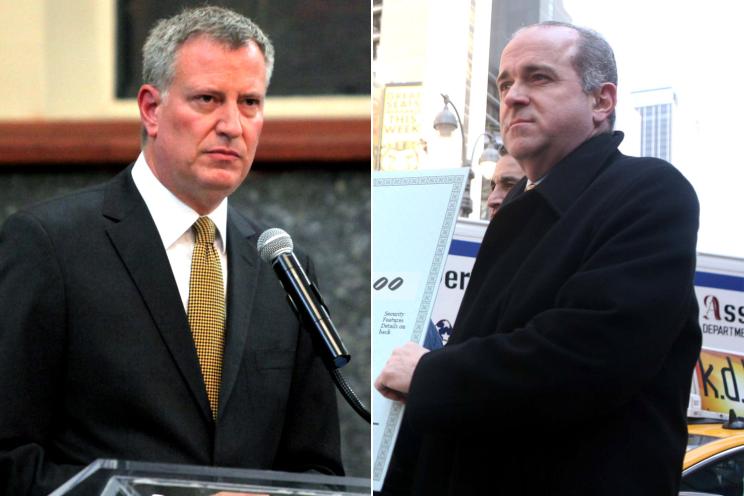 Ed Mullins claims the city is becoming less safe under Mayor De Blasio.
