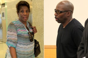 A judge gave Malloy (right) a maximum one-year sentence after attacking Cynthia Livingston and injuring her eye.