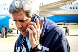 According to a report, Secretary of State John Kerry didn't conduct all of his peace negotiations on secure lines last year, which allowed the Israeli secret service to listen in.