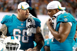 Richie Incognito and Jonathan Martin were in the middle of the Dolphins' Bullygate scandal.