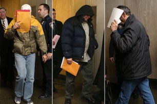 Three of the FDNY/NYPD members connected to the social security scam turned themselves in at Manhattan Supreme Court in January.