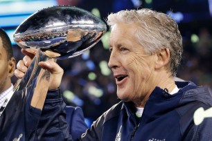 Seattle Seahawks coach Pete Carroll