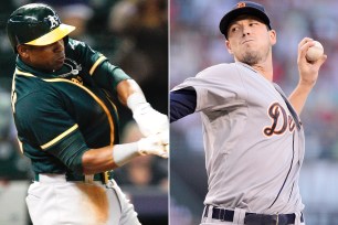 Yoenis Cespedes (left) and Drew Smyly (right) are two players who could flourish in fantasy baseball with their new teams.