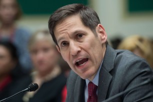 CDC Director Thomas Frieden testifies before a House subcommittee Thursday on the center's handling of the Ebola outbreak.