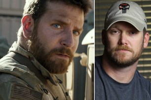 Bradley Cooper played late Navy SEAL sniper Chris Kyle in "American Sniper."