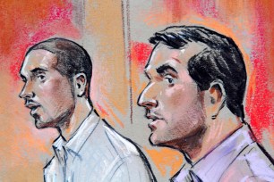 Wesam El-Hanafi (left) and Sabirhan Hasanoff are seen during their initial appearance on terrorism related charges in 2010.