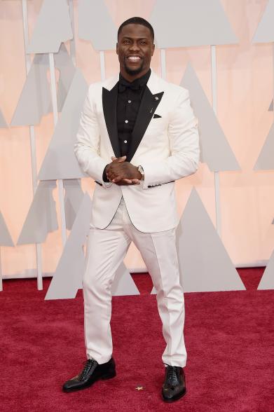 HOLLYWOOD, CA - FEBRUARY 22: Actor Kevin Hart attends the 87th Annual Academy Awards at Hollywood & Highland Center on February 22, 2015 in Hollywood, California. (Photo by Jason Merritt/Getty Images)