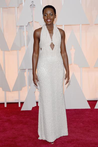 HOLLYWOOD, CA - FEBRUARY 22: Actress Lupita Nyong'o attends the 87th Annual Academy Awards at Hollywood & Highland Center on February 22, 2015 in Hollywood, California. (Photo by Jason Merritt/Getty Images)