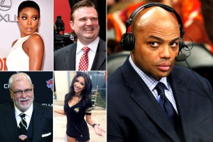 Actress Gabrielle Union, Rockets GM Daryl Morey, Tim Duncan's girlfriend Vanessa Macias and Knicks president Phil Jackson have all recently had issues with Charles Barkley.