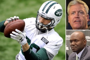 Jets tight end Jace Amaro (left) had praise for new coach Todd Bowles (bottom right) that doubled as a takedown of Rex Ryan (top right).