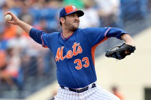 New York Mets starting pitcher Matt Harvey