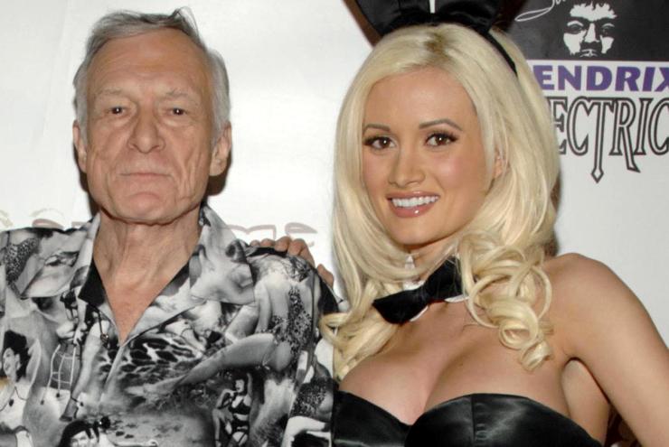 Holly Madison and Hugh Hefner