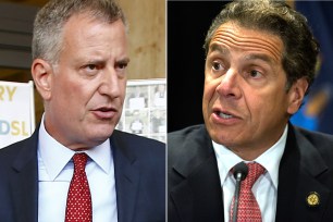 Bill de Blasio and Andrew Cuomo have never been eye to eye when it comes to Uber.