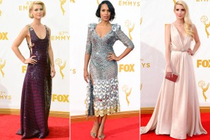 Claire Danes, Kerry Washington and Emma Roberts were just a few celebs who rocked the Emmys red carpet.