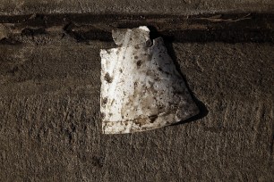 A Styrofoam cup sits on a New York City street back in 2013.