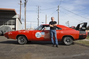 Ron Smith with his 1969 Dodge Charger Daytona.