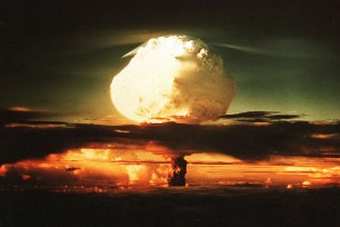 The first thermonuclear test conducted in the Los Alamos, NM site.