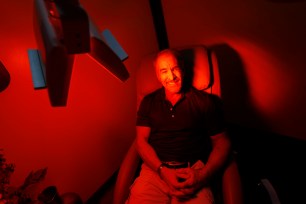 Ric Rooney in his tanning salon