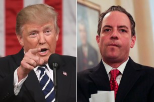 Donald Trump and Reince Priebus