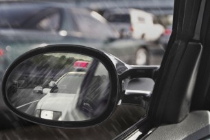 A car being pulled over