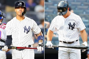 Gleyber Torres and Brett Gardner