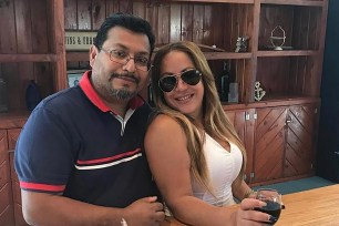 Ludwig Paz and his wife Arelis Peralta in an undated Facebook photo.