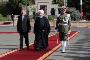 Iranian President Hassan Rouhani leaves for New York to attend the United Nations General Assembly on Sept. 23.