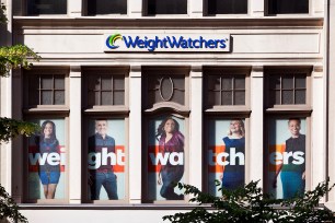 The facade of a Weight Watchers Store in Manhattan.