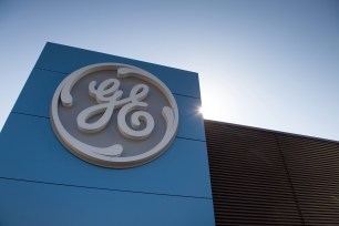 GE building with logo