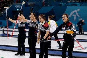 South Korea's women's curling team, also known as the 'Garlic Girls'
